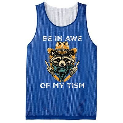 Be In Awe Of My Tism Autism Awareness Mesh Reversible Basketball Jersey Tank