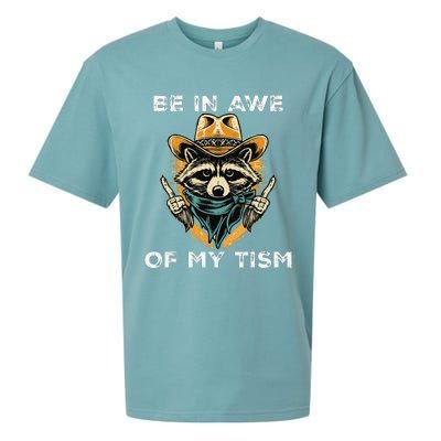 Be In Awe Of My Tism Autism Awareness Sueded Cloud Jersey T-Shirt