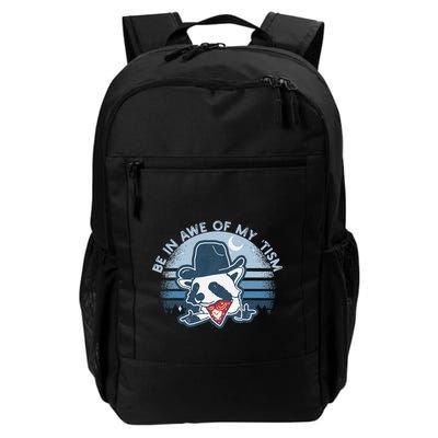 Be In Awe Of My Tism Funny Autism Awareness Backpack