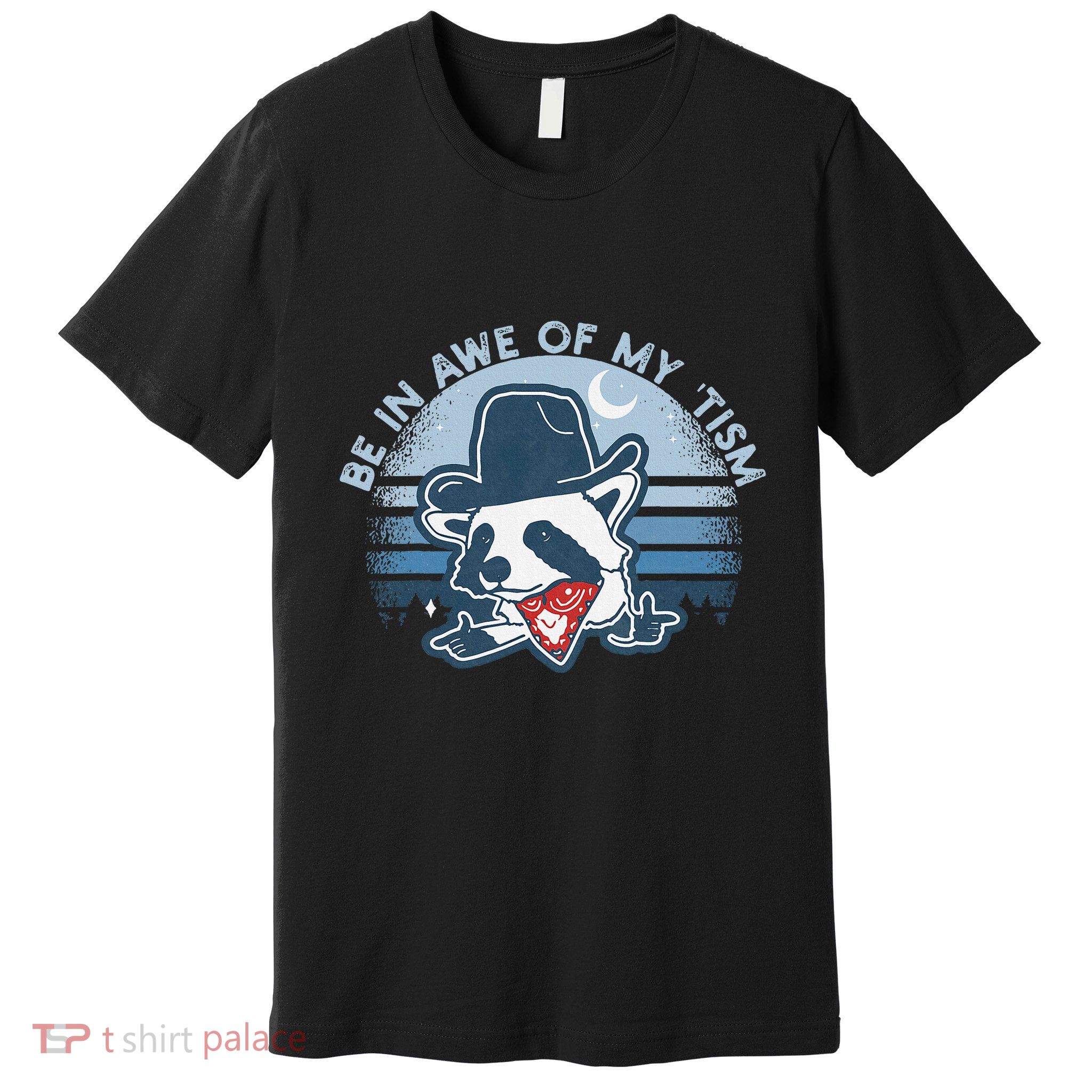 Be In Awe Of My Tism Funny Autism Awareness Premium T-Shirt