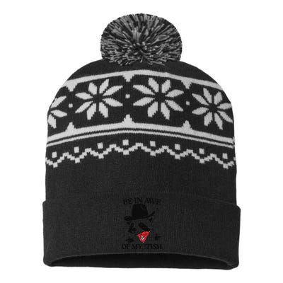 Be In Awe Of My Tism Funny USA-Made Snowflake Beanie