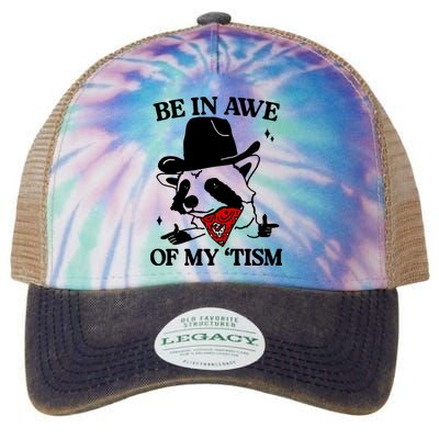 Be In Awe Of My Tism Legacy Tie Dye Trucker Hat