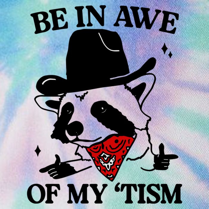 Be In Awe Of My Tism Legacy Tie Dye Trucker Hat