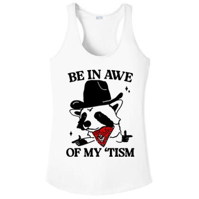 Be In Awe Of My Tism Ladies PosiCharge Competitor Racerback Tank
