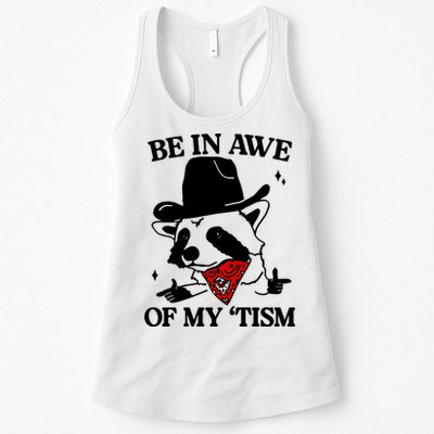 Be In Awe Of My Tism Womens Tank Top