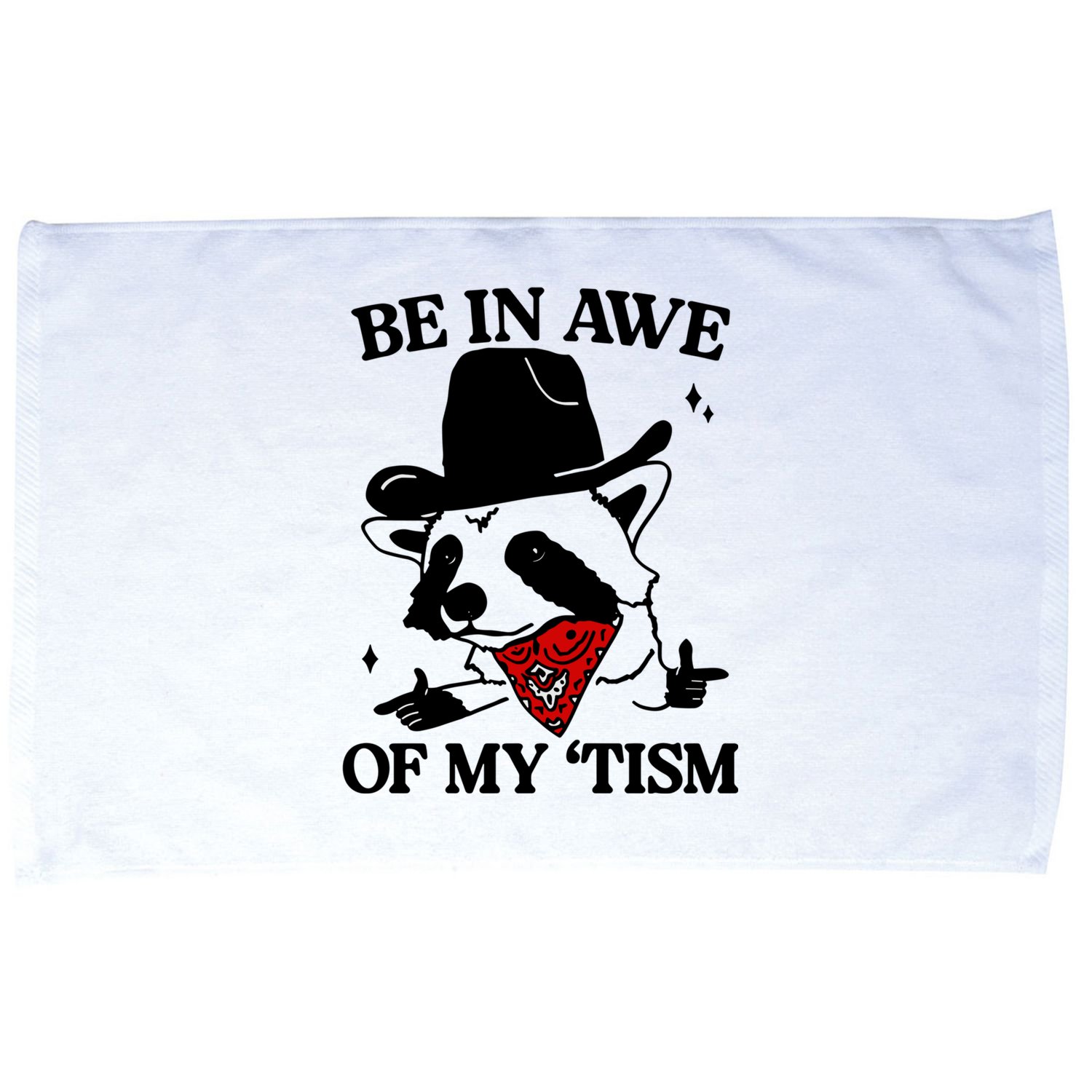 Be In Awe Of My Tism Microfiber Hand Towel