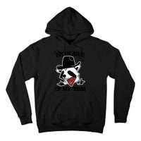 Be In Awe Of My Tism Funny Racoon Meme Retro Tall Hoodie