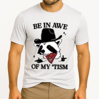 Be In Awe Of My Tism Funny Racoon Meme Retro Cooling Performance Crew T-Shirt