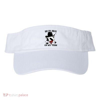 Be In Awe Of My Tism Funny Racoon Meme Retro Visor