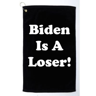 Biden Is A Loser Golf Towel