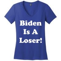 Biden Is A Loser Women's V-Neck T-Shirt