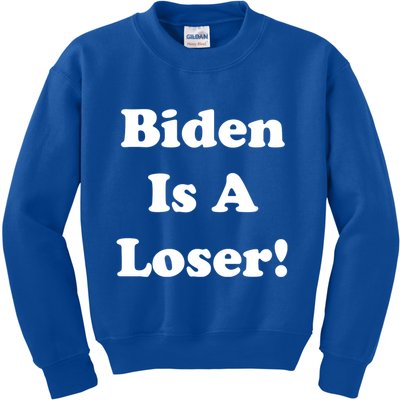 Biden Is A Loser Kids Sweatshirt