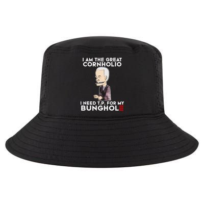 Biden I Am The Great Cornholio Cap 7 Cool Comfort Performance Bucket Hat