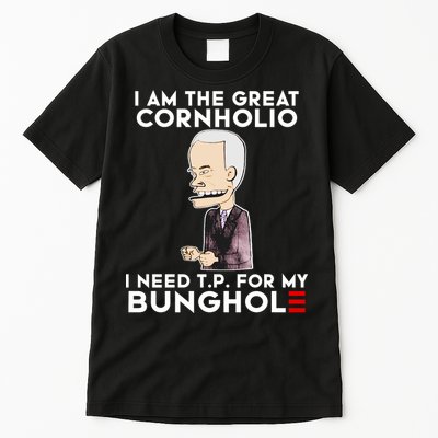 Biden I Am The Great Cornholio Cap 7 Tall T-Shirt