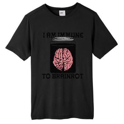 Brain I Am Immune To Brainrot Tall Fusion ChromaSoft Performance T-Shirt