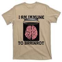 Brain I Am Immune To Brainrot T-Shirt