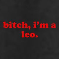 Bitch IM A Leo Gift 7 Panel Mesh Trucker Snapback Hat
