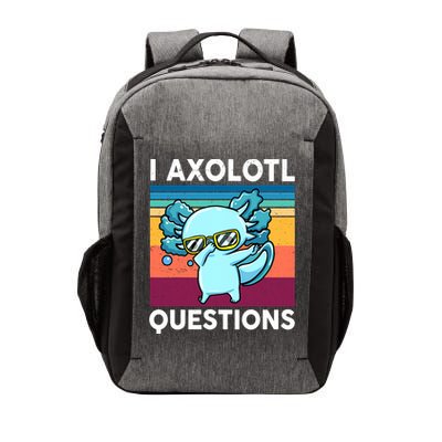 Boy I Axolotl Question Funny Dabbing Salamander Vector Backpack