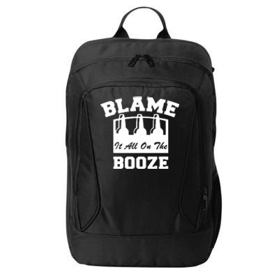 Blame It All On The Booze City Backpack