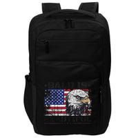 Bald Is Beautiful 4th Of July Independence Day America Eagle Impact Tech Backpack
