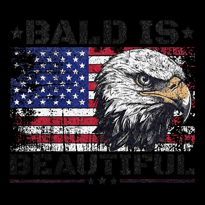 Bald Is Beautiful 4th Of July Independence Day America Eagle Impact Tech Backpack