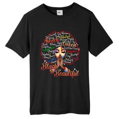 Black Is Beautiful Melanin Black History Month African Pride Gift Tall Fusion ChromaSoft Performance T-Shirt