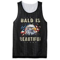 Bald Is Beautiful 4th Of July Independence Day America Eagle Mesh Reversible Basketball Jersey Tank