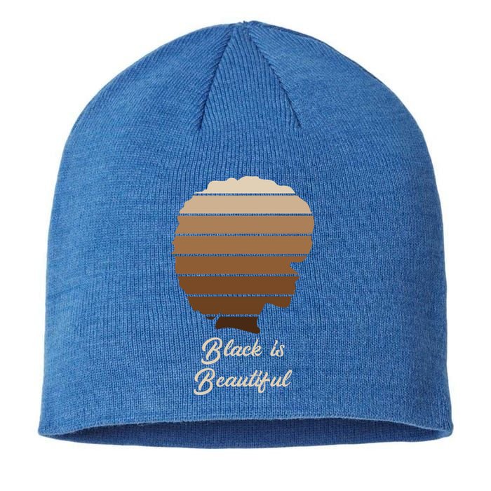 Black Is Beautiful Melanin Meaningful Gift For African Gift Meaningful Gift Sustainable Beanie