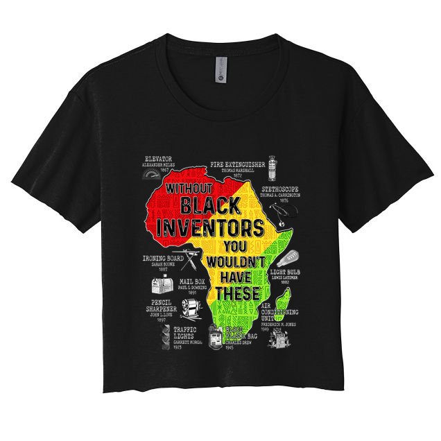 Black Inventors Black Excellence Black History Crop Top