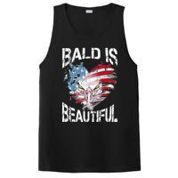 Bald Is Beautiful 4th Of July Independence Day America Eagle PosiCharge Competitor Tank