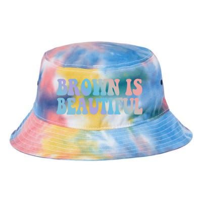 Brown Is Beautiful Hispanic Latina Latino Latin America Gift Tie Dye Newport Bucket Hat