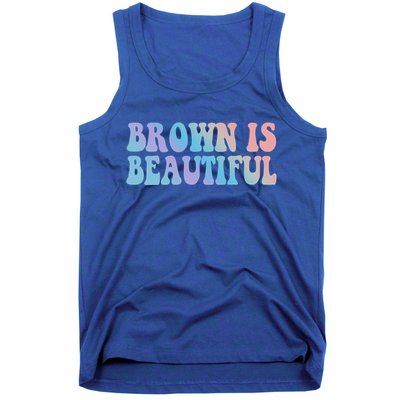 Brown Is Beautiful Hispanic Latina Latino Latin America Gift Tank Top