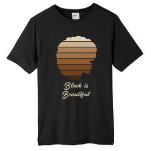 Black Is Beautiful Melanin Gift For African Gift Meaningful Gift Tall Fusion ChromaSoft Performance T-Shirt