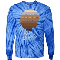 Black Is Beautiful Melanin Gift For African Gift Meaningful Gift Tie-Dye Long Sleeve Shirt