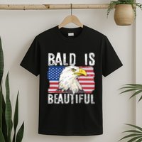 Bald Is Beautiful 4th Of July Independence Day Bald Eagle T-Shirt