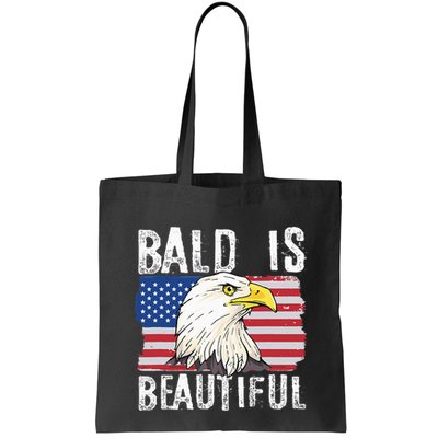 Bald Is Beautiful 4th Of July Independence Day Bald Eagle Bag