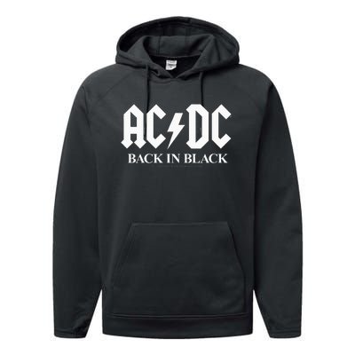 Back In Black Performance Fleece Hoodie