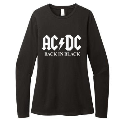 Back In Black Womens CVC Long Sleeve Shirt