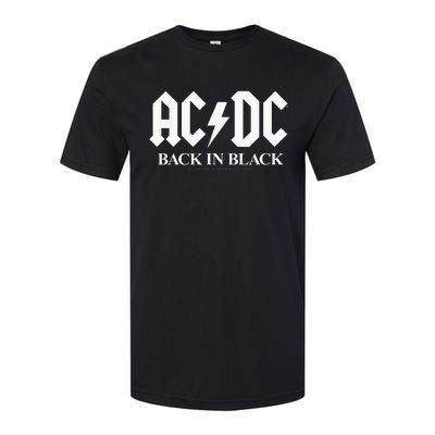 Back In Black Softstyle CVC T-Shirt