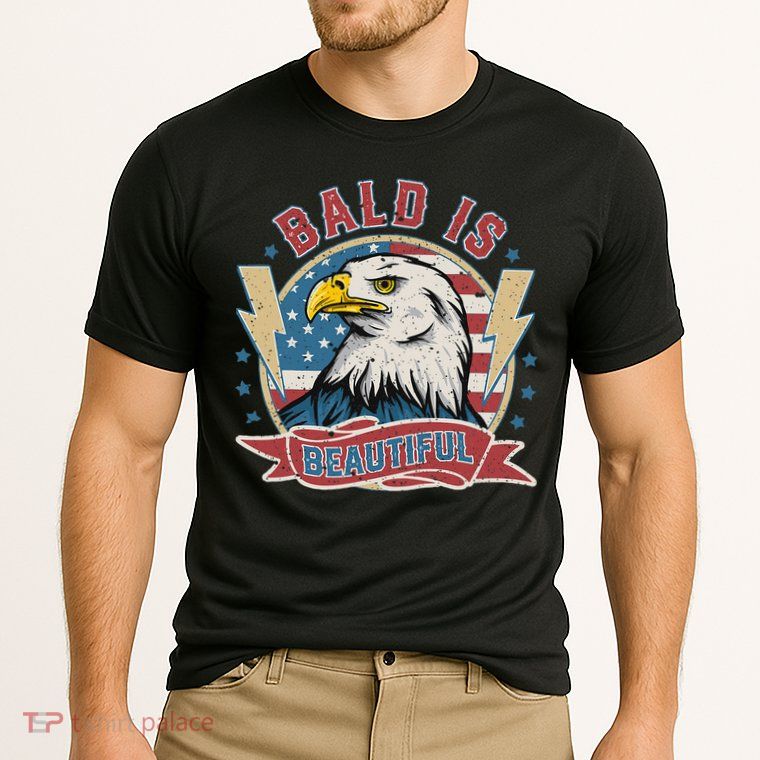Bald Is Beautiful 4th Of July Independence Day Performance Shirt