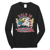 Bald Is Beautiful 4th Of July Independence Day Long Sleeve Shirt