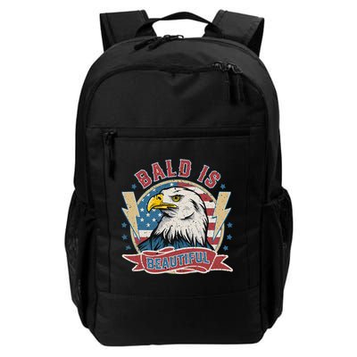 Bald Is Beautiful 4th Of July Independence Day Backpack
