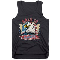 Bald Is Beautiful 4th Of July Independence Day Tank Top