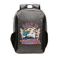 Bald Is Beautiful 4th Of July Independence Day Vector Backpack