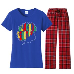 Black Is Beautiful People Juneteenth Black History Month Gift Women's Flannel Pajama Set