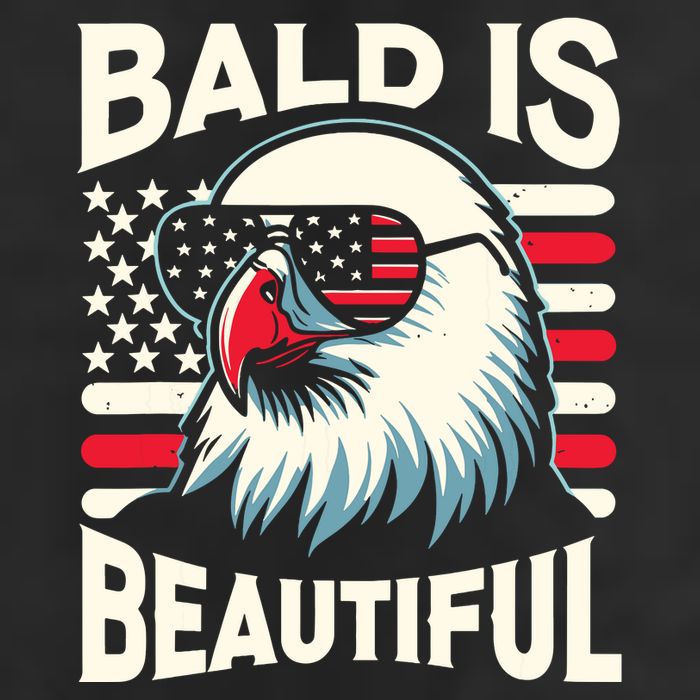 Bald Is Beautiful 4th Of July Usa Patriotic Funny Bald Eagle Cool Comfort Performance Bucket Hat