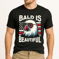 Bald Is Beautiful 4th Of July Usa Patriotic Funny Bald Eagle Cooling Performance Crew T-Shirt