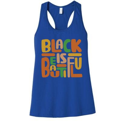 Black Is Beautiful Gift Women's Racerback Tank