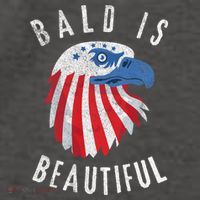 Bald Is Beautiful American Bald Eagle 4th Of July Patriotic Vector Backpack
