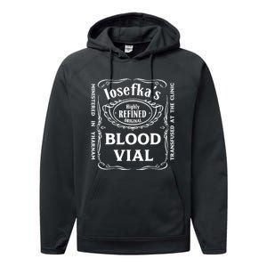 Bloodborne Iosefka's Blood Vial TShirt Performance Fleece Hoodie